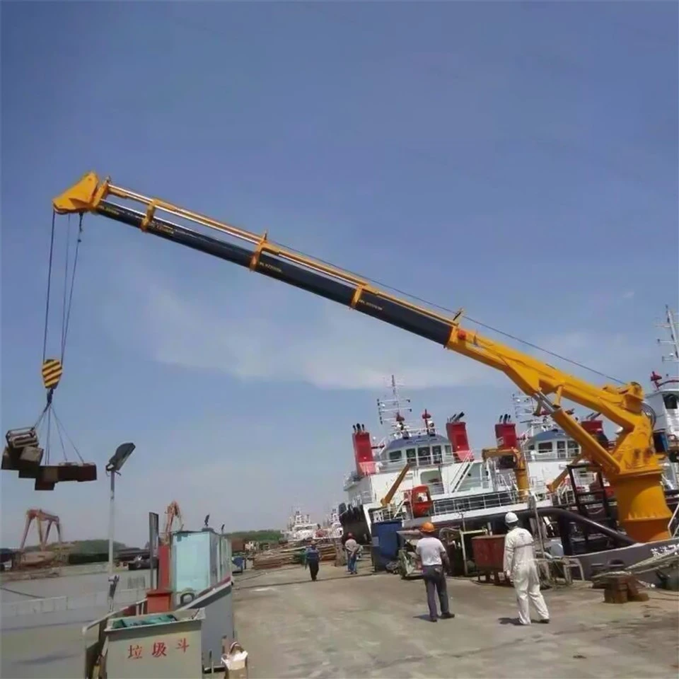 Marine Telescopic Deck Crane